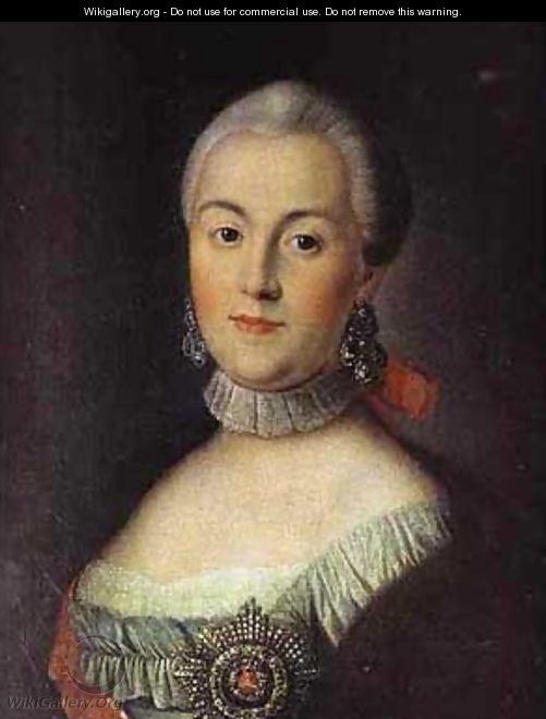 Portrait Of Grand Duchess Catherine Alekseevna Future Empress Catherine Ii The Great 1760s - Aleksei Antropov