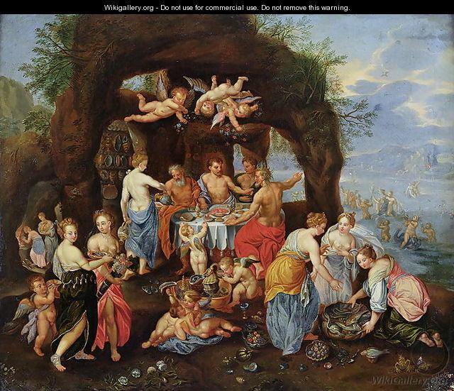 The Feast of the Gods - Jan van Kessel