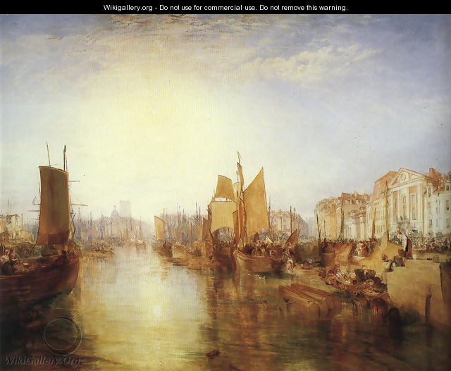 The Harbor of Dieppe 1826 - Joseph Mallord William Turner
