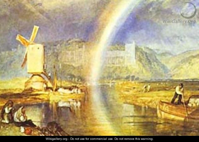 Arundel Castle With Rainbow 1824 - Joseph Mallord William Turner