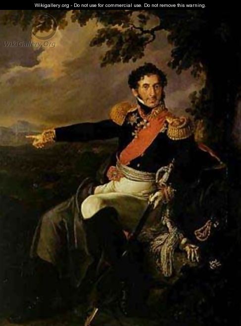 Portrait Of The Prince Pi Bagration 1815 - Vasili Andreevich Tropinin