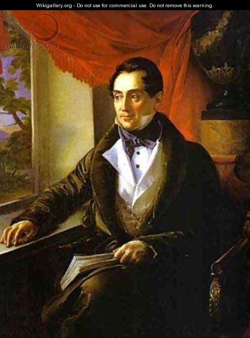 Portrait Of PN Zubov 1839 - Vasili Andreevich Tropinin