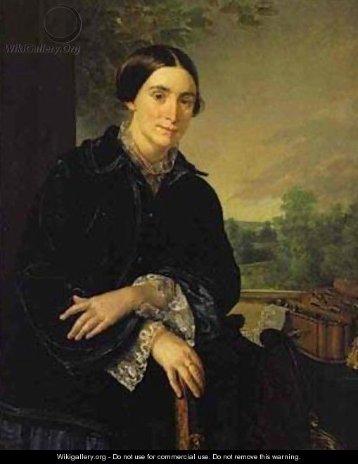 Portrait Of EA Selivanovskaya 1852 - Vasili Andreevich Tropinin