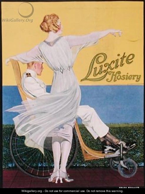 Advertisement for Luxite Hosiery - C. Coles Phillips