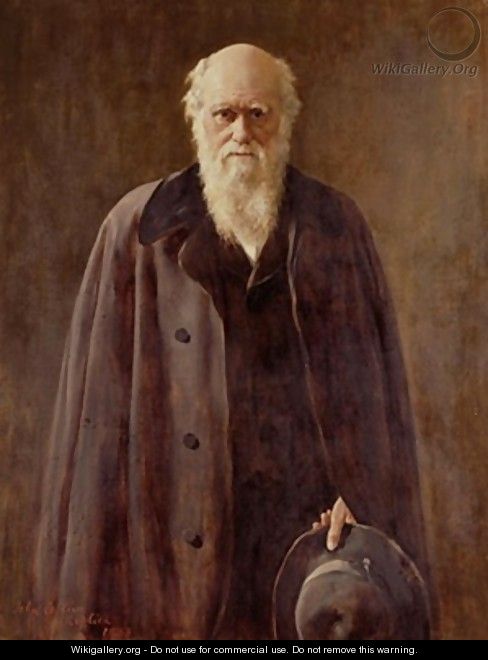 Portrait of Charles Darwin 1809-1882 - (after) Collier, John
