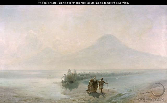 Dejection of Noah from mountain Ararat - Ivan Konstantinovich Aivazovsky