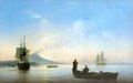 The Bay of Naples on morning - Ivan Konstantinovich Aivazovsky