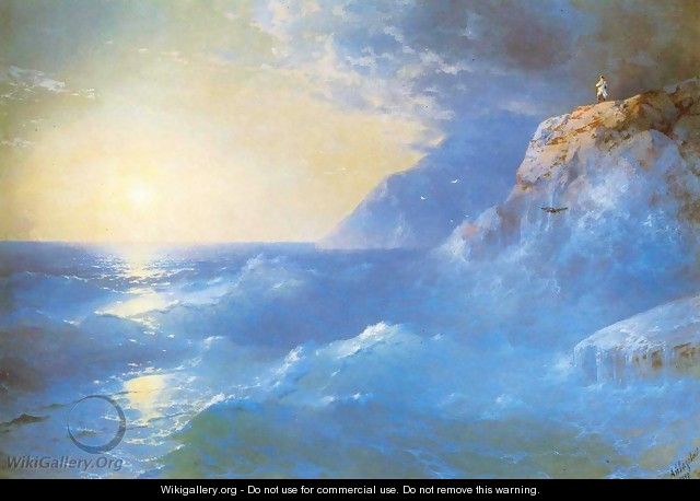 Napoleon on island of St Helen - Ivan Konstantinovich Aivazovsky