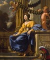 Allegorical Portrait of Anna of Austria as Minerva - Simon Vouet