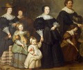 Self-Portrait of the Artist with his Wife Suzanne Cock and their Children - Cornelis De Vos