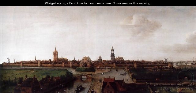View of Delft from the Southwest - Hendrick Cornelisz. Vroom
