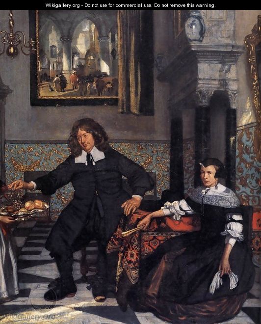 Portrait of a Family in an Interior (detail) - Emanuel de Witte