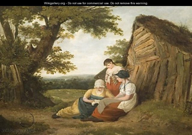 Landscape with Three Figures - William Collins