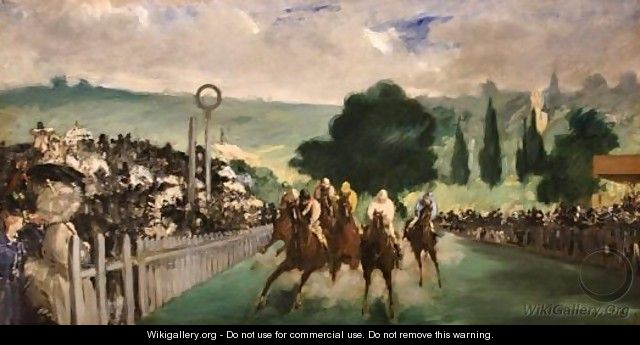 The Races at Longchamp 2 - Edouard Manet