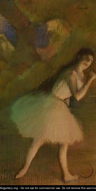 Ballet Dancer on Stage - Edgar Degas