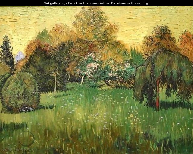 The Poets Garden - Vincent Van Gogh