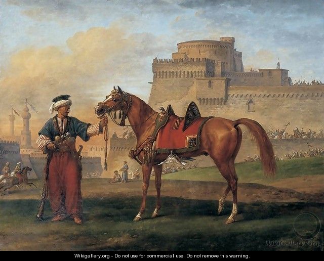 A Mameluk Leading His Horse - Carle Vernet