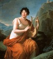 Portrait of Madame de Stael as Corinne on Cape Misenum - Elisabeth Vigee-Lebrun