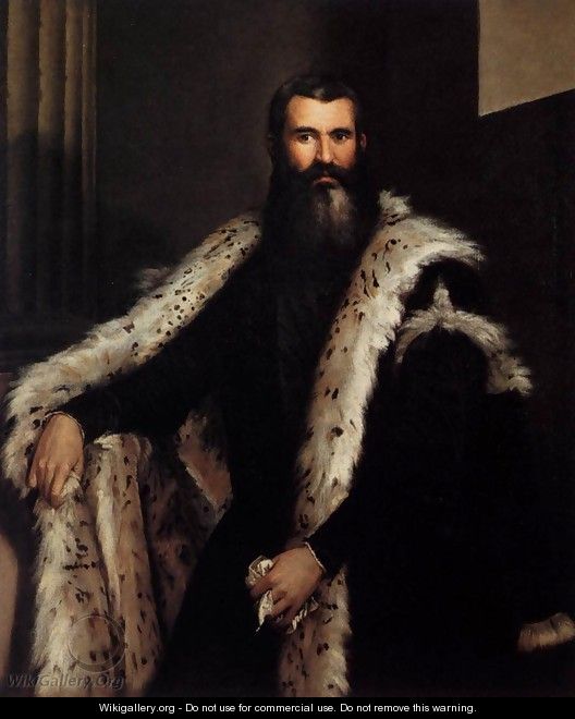 Gentleman in a Lynx Fur - Paolo Veronese (Caliari)