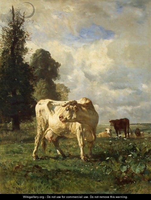 Cows in the Field - Constant Troyon