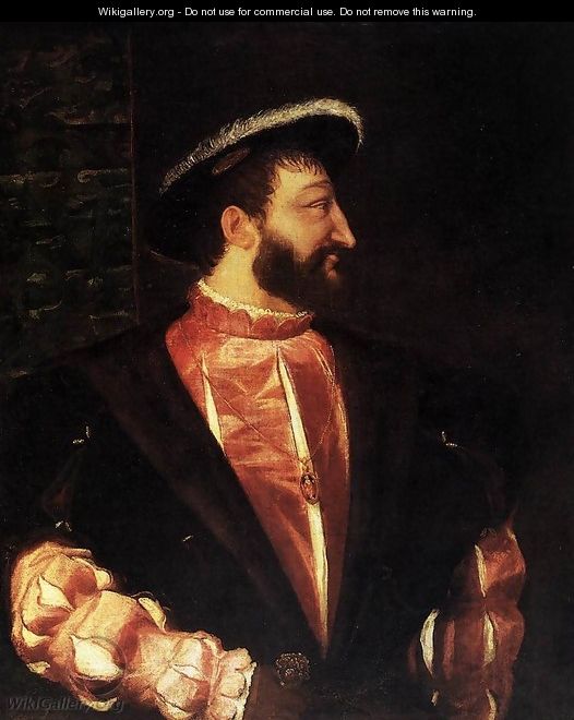 Portrait of Francis I 2 - Tiziano Vecellio (Titian)
