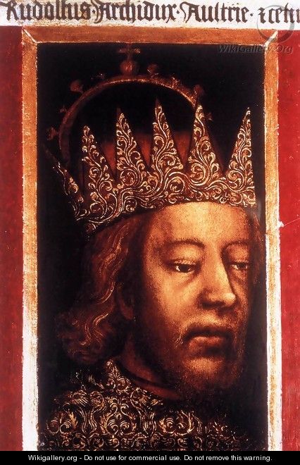 Portrait of Duke Rudolf IV of Austria - Bohimian Unknown Masters