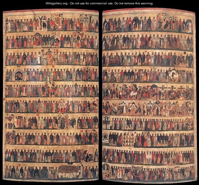 The Saints and Feasts of the Church Calendar - Russian Unknown Master
