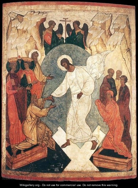 Resurrection of Christ and the Harrowing of Hell - Russian Unknown Master