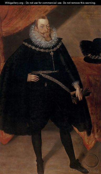 Portrait of Sigismund III Vasa, King of Poland - German Unknown Masters