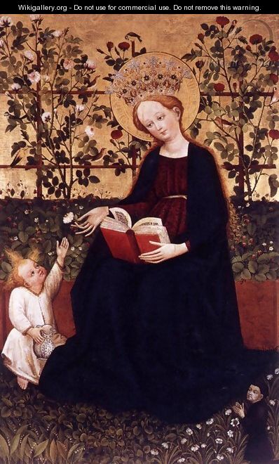 Madonna of the Strawberries - German Unknown Masters