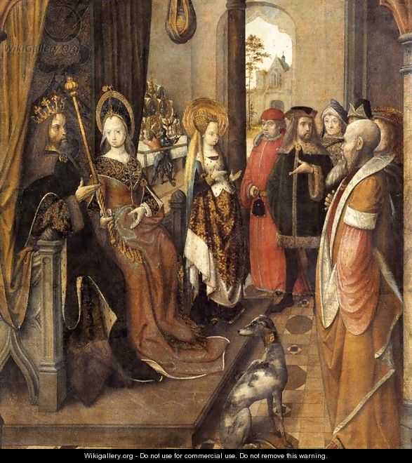 St Ursula Announces to her Father her Departure on a Pilgrimage to Rome - German Unknown Masters