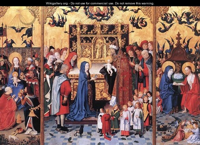 Altarpiece of the Seven Joys of Mary - German Unknown Masters