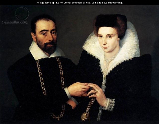 Portrait of a Couple - French Unknown Masters