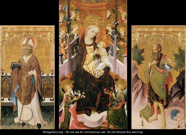 Altarpiece of the Virgin - Spanish Unknown Masters