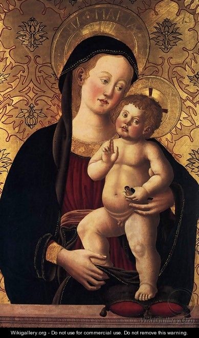 Madonna and Child with a Goldfinch - Italian Unknown Master