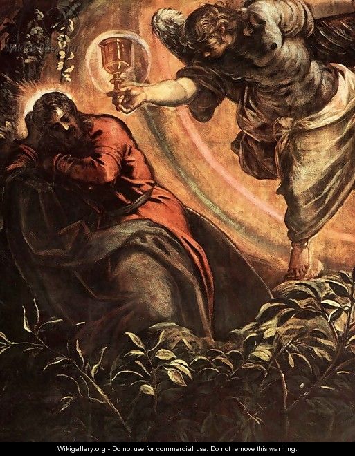 The Prayer in the Garden (detail) 3 - Jacopo Tintoretto (Robusti)