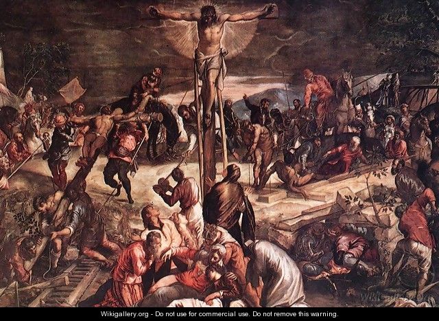 Crucifixion (detail) 3 - Jacopo Tintoretto (Robusti)
