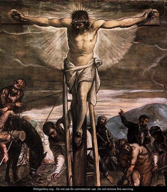Crucifixion (detail) - Jacopo Tintoretto (Robusti)