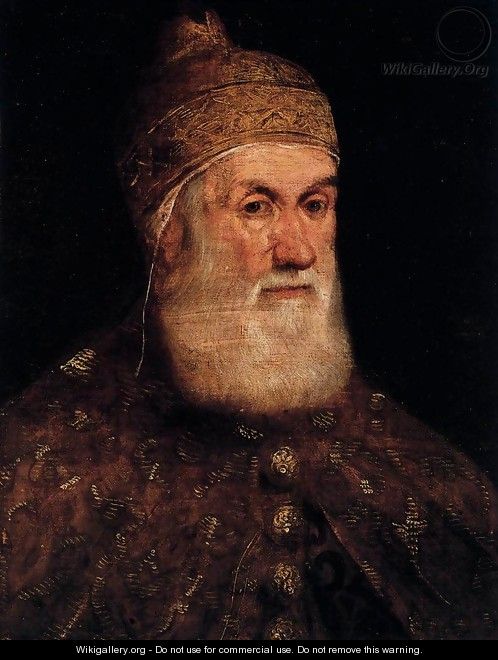 Portrait of Doge Girolamo Priuli 2 - Jacopo Tintoretto (Robusti)