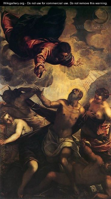 The Temptation of St Anthony 2 - Jacopo Tintoretto (Robusti)