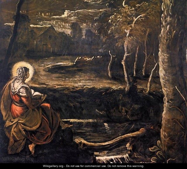 St Mary of Egypt (detail) 2 - Jacopo Tintoretto (Robusti)