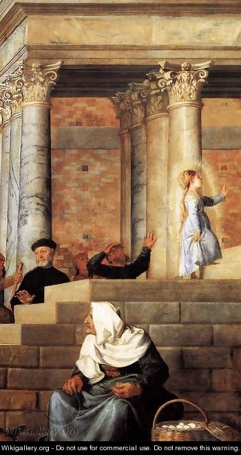 Presentation of the Virgin at the Temple (detail) 4 - Tiziano Vecellio (Titian)