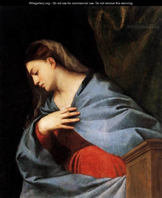 Polyptych of the Resurrection Virgin Annunciate - Tiziano Vecellio (Titian)