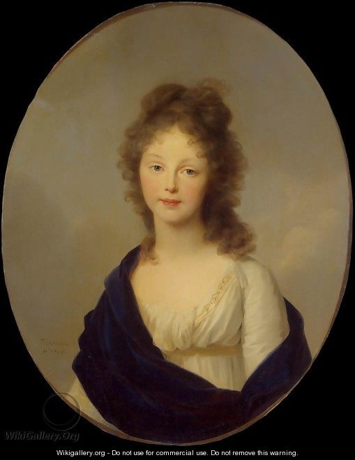 Portrait of Queen Luise of Prussia - Johann Friedrich August Tischbein