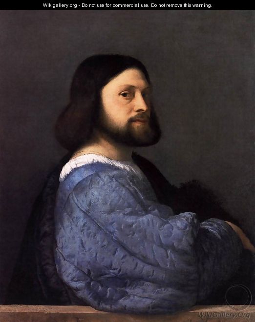 Man with the Blue Sleeve - Tiziano Vecellio (Titian)