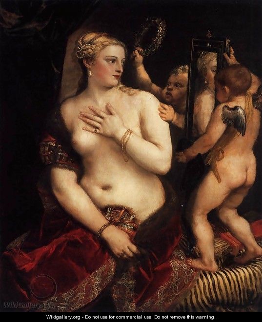 Venus with a Mirror - Tiziano Vecellio (Titian)