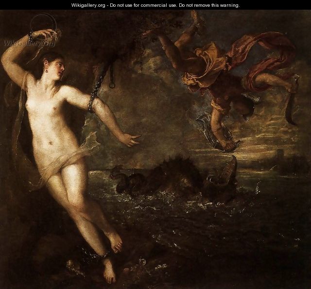 Perseus and Andromeda - Tiziano Vecellio (Titian)