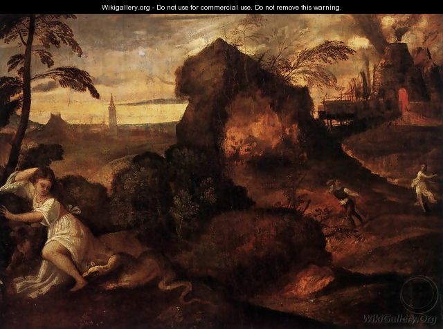 Orpheus and Eurydice 2 - Tiziano Vecellio (Titian)