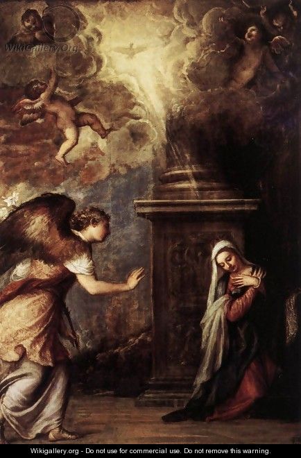The Annunciation 2 - Tiziano Vecellio (Titian)