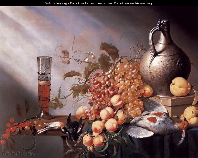 Still-Life of Fruit and Dead Fowl - Harmen Steenwijck
